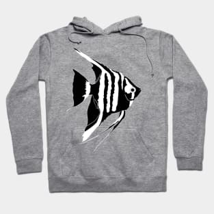 Angelfish. Monochrome Hoodie